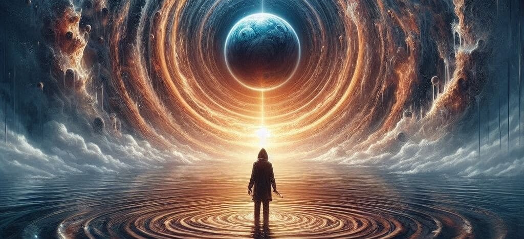 Abstract image visualizing what Deja Vu looks like.